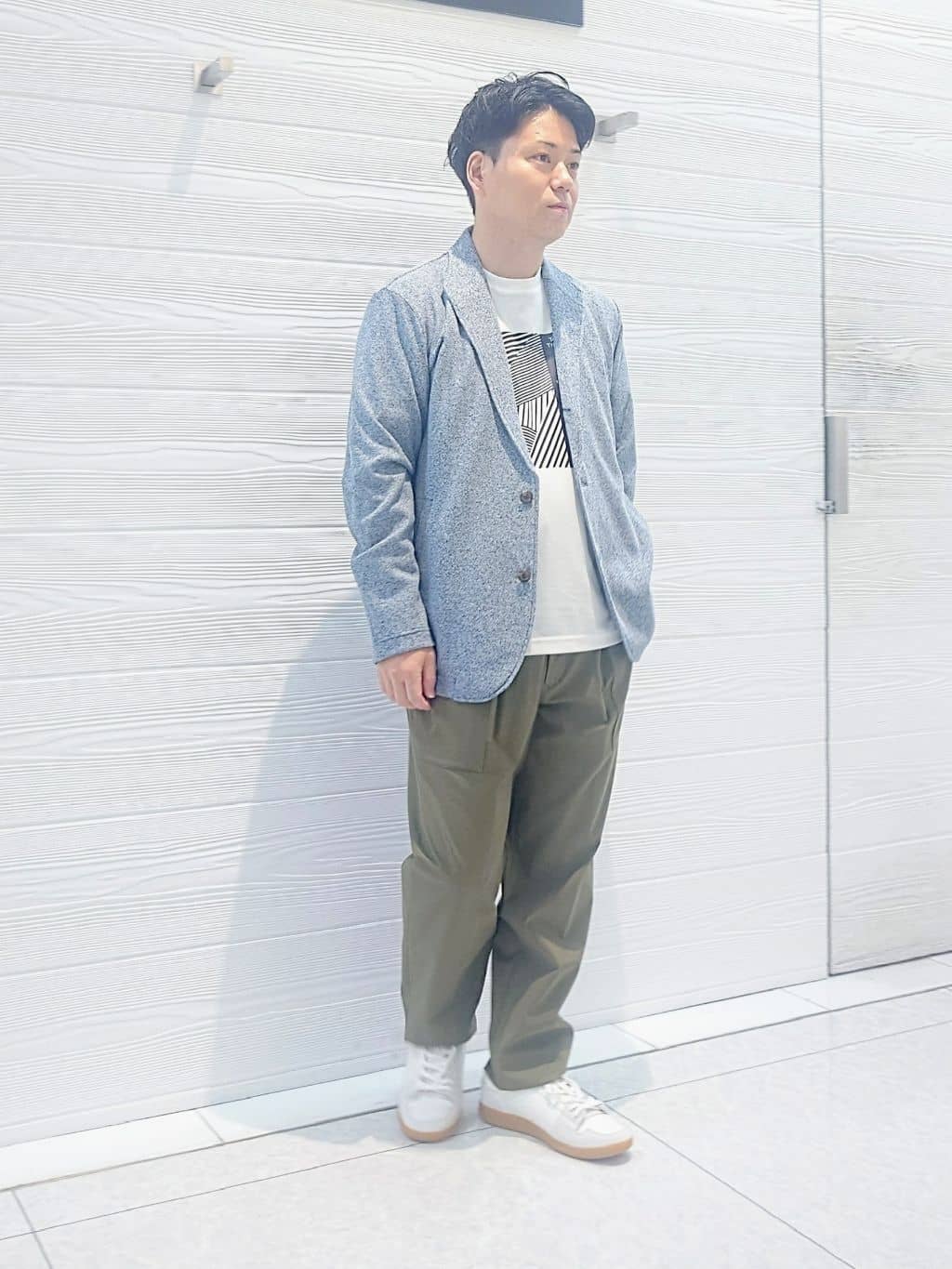 TAKEO KIKUCHIの【軽羽織/日本製】カネマサ メランジ 羽織ジャケットを使ったコーディネートを紹介します。｜Rakuten Fashion(楽天ファッション／旧楽天ブランドアベニュー)4507513