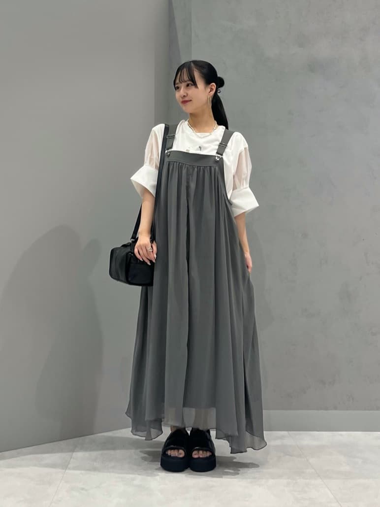 LASUD | レースアップデザインジャンパースカート | Rakuten Fashion