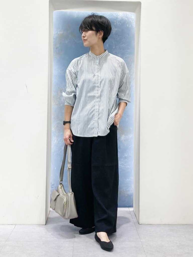 groveのTRやわらかとろみシャツを使ったコーディネートを紹介します。｜Rakuten Fashion(楽天ファッション／旧楽天ブランドアベニュー)4527431