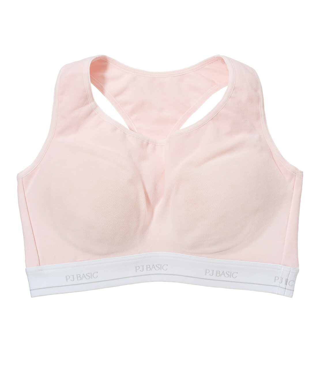 PEACH JOHNの【Tシャツブラ感覚で活用できる】コットンミックスロゴノンワイヤーレーサーバックを使ったコーディネートを紹介します。｜Rakuten Fashion(楽天ファッション／旧楽天ブランドアベニュー)4534447