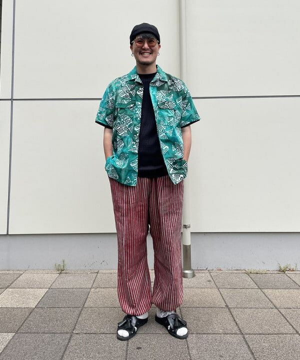BEAMS HEARTのクイックドライ ワッフル Tシャツ(吸水速乾・毛玉軽減)を使ったコーディネートを紹介します。｜Rakuten Fashion(楽天ファッション／旧楽天ブランドアベニュー)4538350