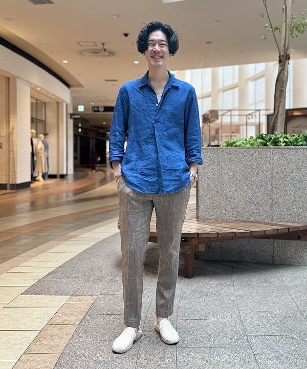 BEAMS OUTLETのCOLONY CLOTHING / 別注 プールサイド シャツを使った 