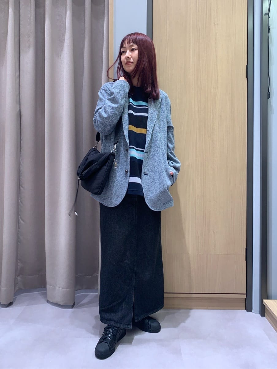 TAKEO KIKUCHIのリップルパネルボーダーカットソーを使ったコーディネートを紹介します。｜Rakuten Fashion(楽天ファッション／旧楽天ブランドアベニュー)4553297