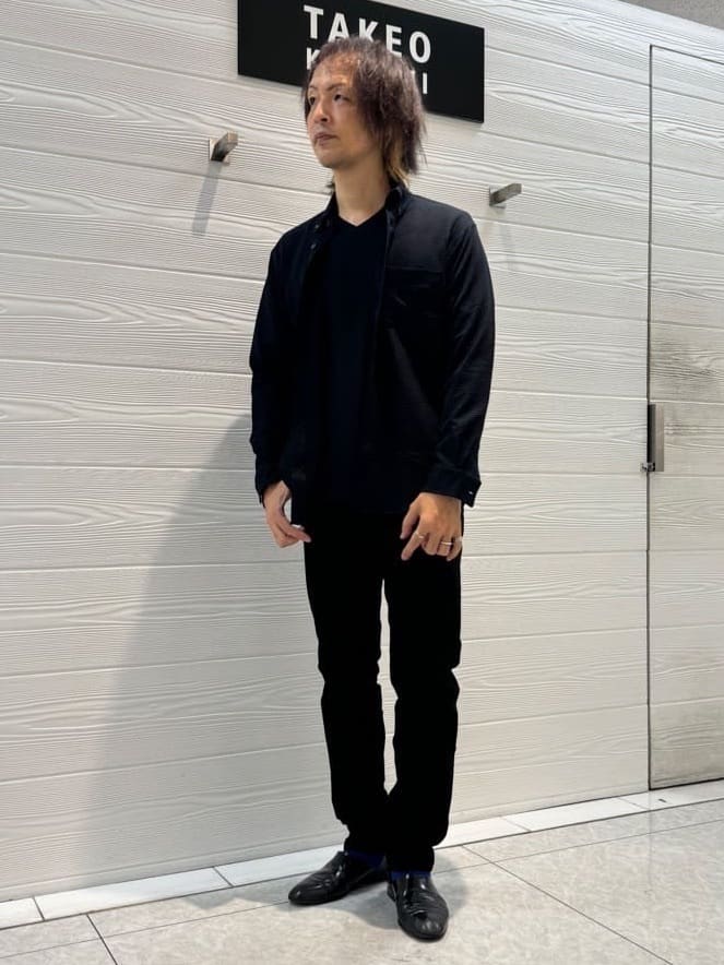 TAKEO KIKUCHIの【抗菌防臭/シーズンレス】シアサッカー ジャージシャツを使ったコーディネートを紹介します。｜Rakuten Fashion(楽天ファッション／旧楽天ブランドアベニュー)4558093