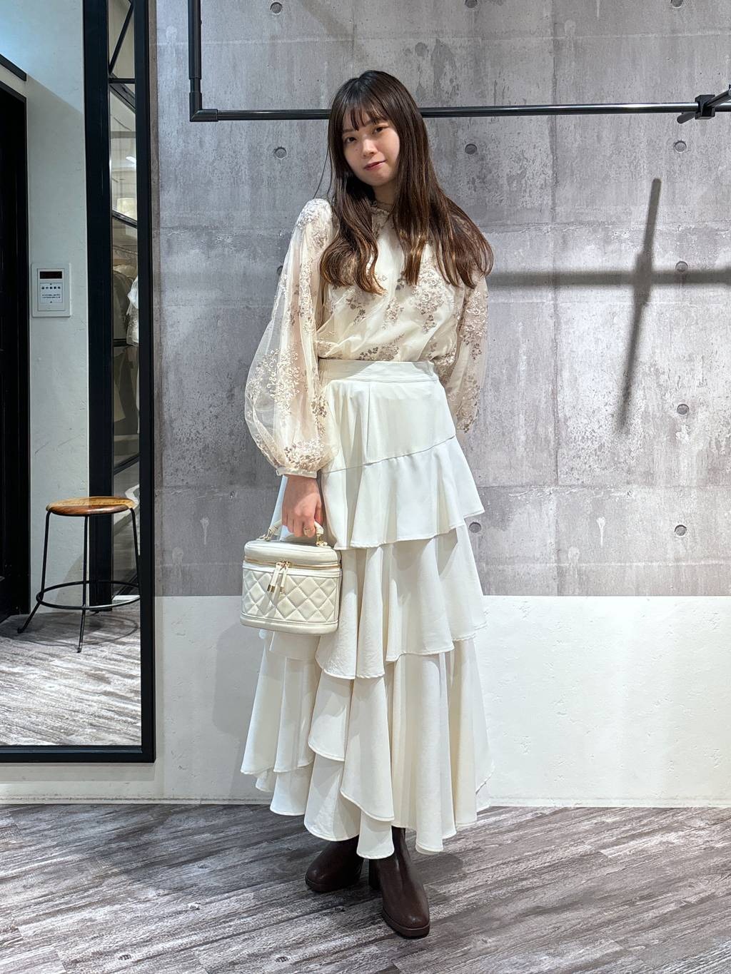 mysty womanの【上西星来さん着用アイテム】ニットストームショートブーツを使ったコーディネートを紹介します。｜Rakuten Fashion(楽天ファッション／旧楽天ブランドアベニュー)4559456