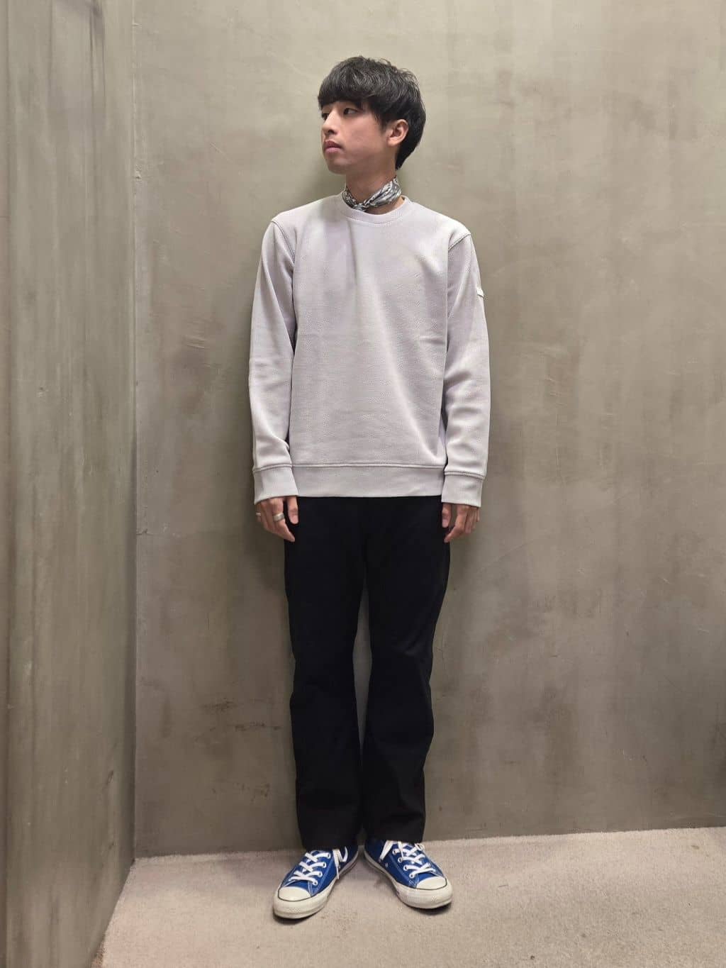 TAKEO KIKUCHIの【Made in JAPAN】播州織 ストレッチ パンツを使ったコーディネートを紹介します。｜Rakuten Fashion(楽天ファッション／旧楽天ブランドアベニュー)4559766
