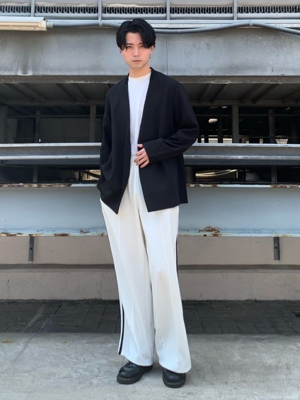 tk.TAKEO KIKUCHIの360度ストレッチノーカラージャケットを使ったコーディネートを紹介します。｜Rakuten Fashion(楽天ファッション／旧楽天ブランドアベニュー)4561133