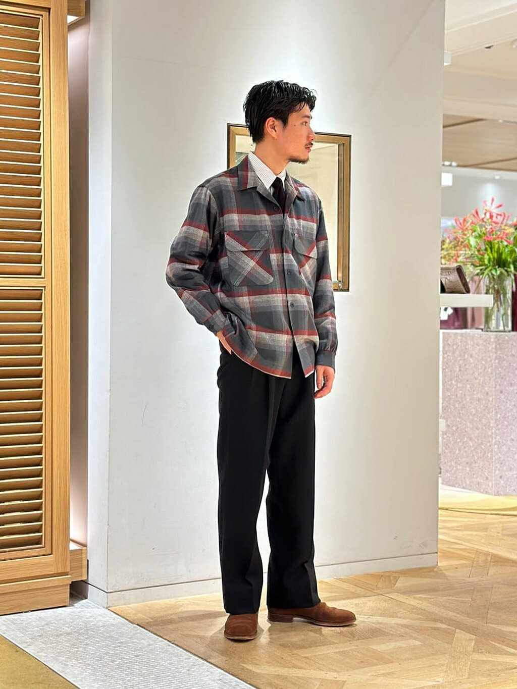 シャツ 「別注」PENDLETON シルクシャギー ボードシャツ メンズ TOMORROWLANDの別注PENDLETON シルクシャギー ボードシャツを使っ