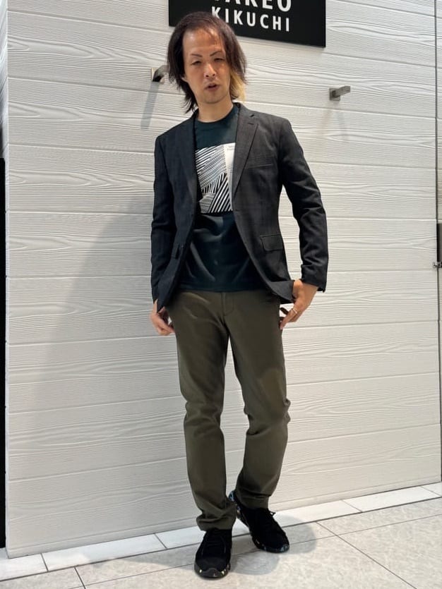 TAKEO KIKUCHIのストレッチ グレンチェック ジャケットを使ったコーディネートを紹介します。｜Rakuten Fashion(楽天ファッション／旧楽天ブランドアベニュー)4563888