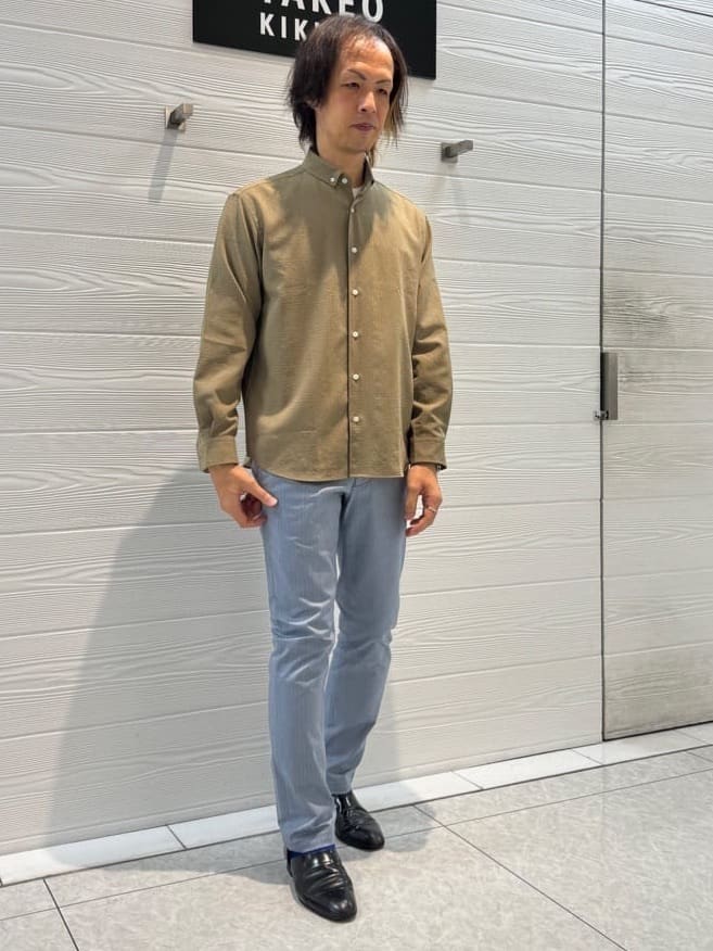 TAKEO KIKUCHIのアムンゼン シャドーチェック シャツを使ったコーディネートを紹介します。｜Rakuten Fashion(楽天ファッション／旧楽天ブランドアベニュー)4571325