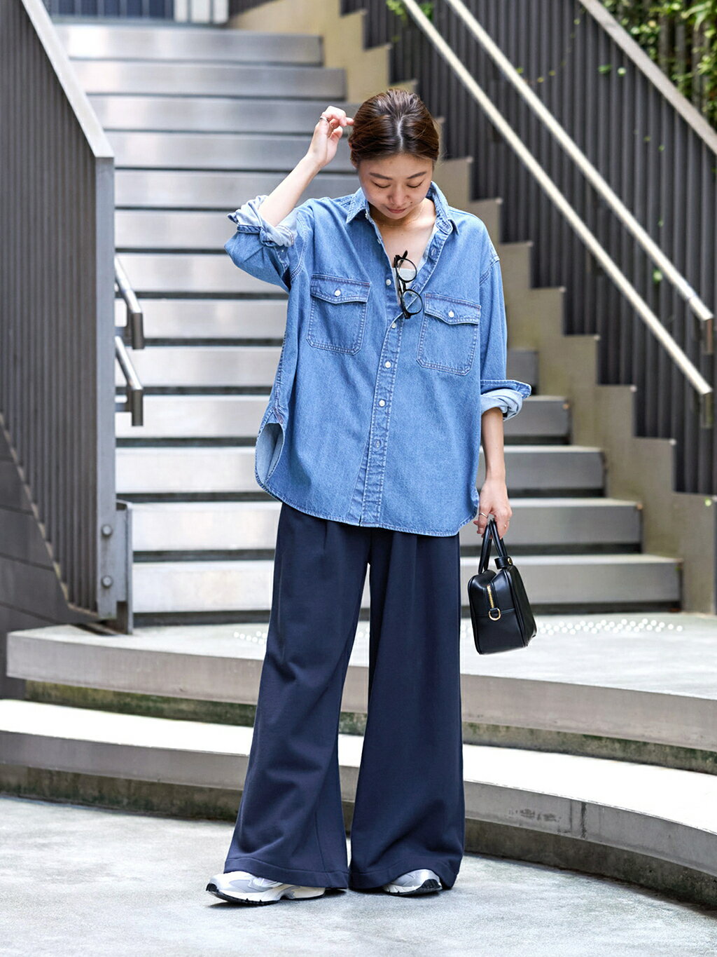 美品　ジャーナルスタンダードレリューム　9oz C/Rデニムワークシャツ JOURNAL STANDARD relume（ジャーナルスタンダード レリューム