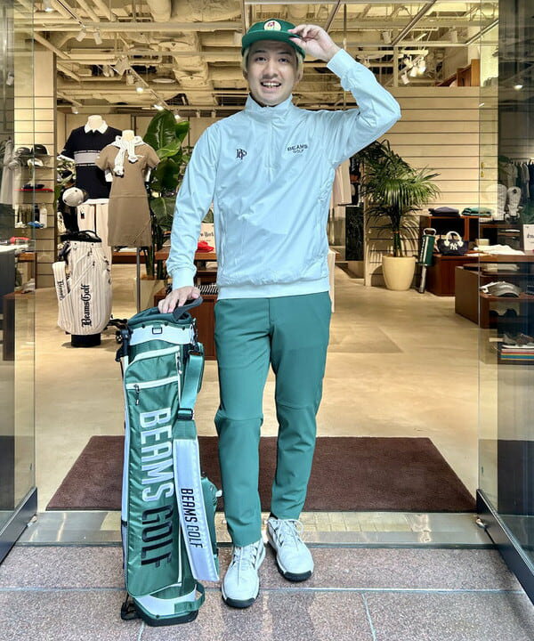 BEAMS GOLF | [撥水] PUPLE LABEL / スフィダンテ ハーフジップ