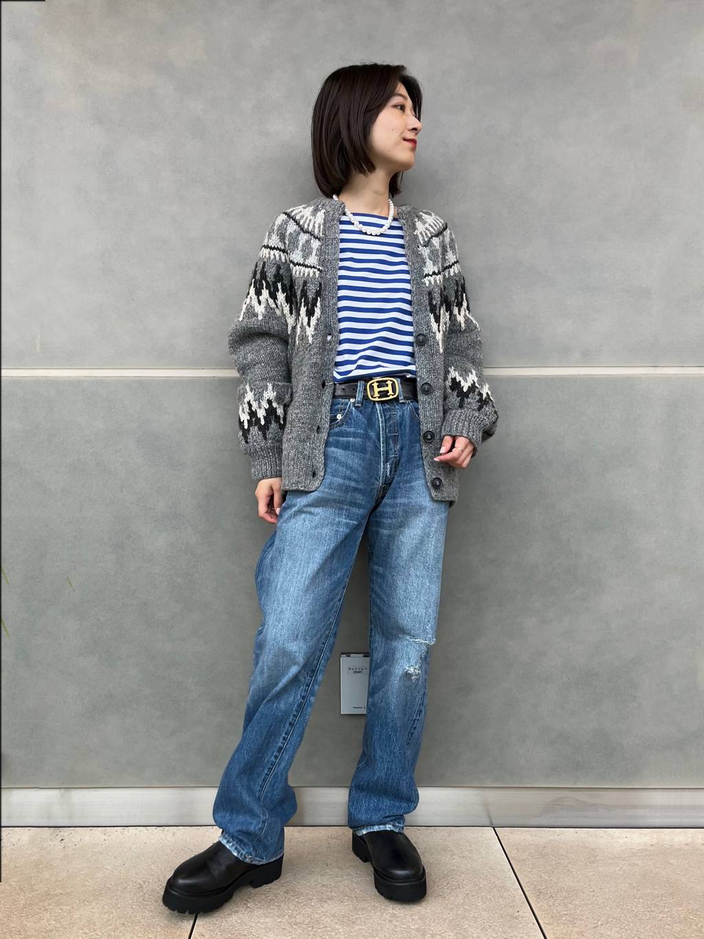 ＜&RC＞セルビッチクラッシュデニム 大人のダメージデニム 美品 Curensology（カレンソロジー） ジーンズ デニム デニムパンツ /「＆RC