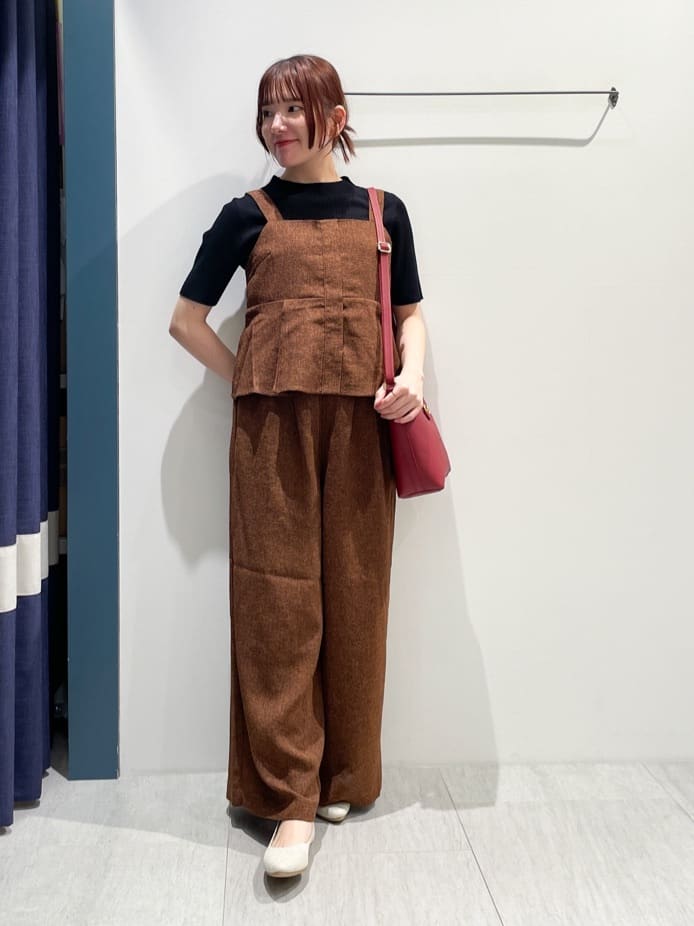 groveのツィードビスチェ&ワイドパンツSET UPを使ったコーディネートを紹介します。｜Rakuten Fashion(楽天ファッション／旧楽天ブランドアベニュー)4581320