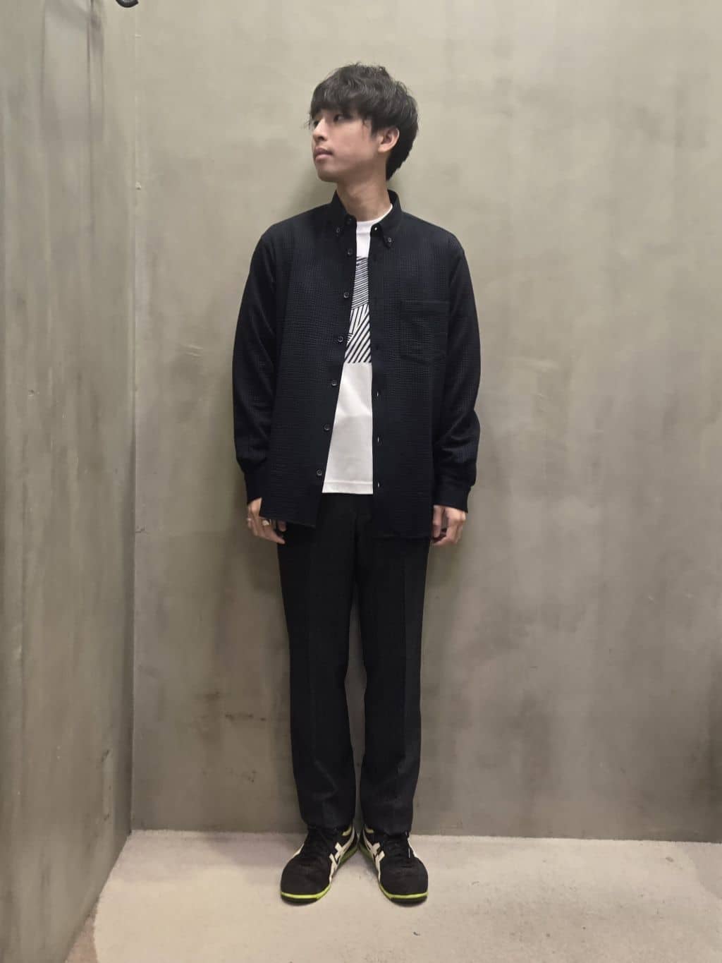 TAKEO KIKUCHIのストレッチ グレンチェック パンツを使ったコーディネートを紹介します。｜Rakuten Fashion(楽天ファッション／旧楽天ブランドアベニュー)4581690