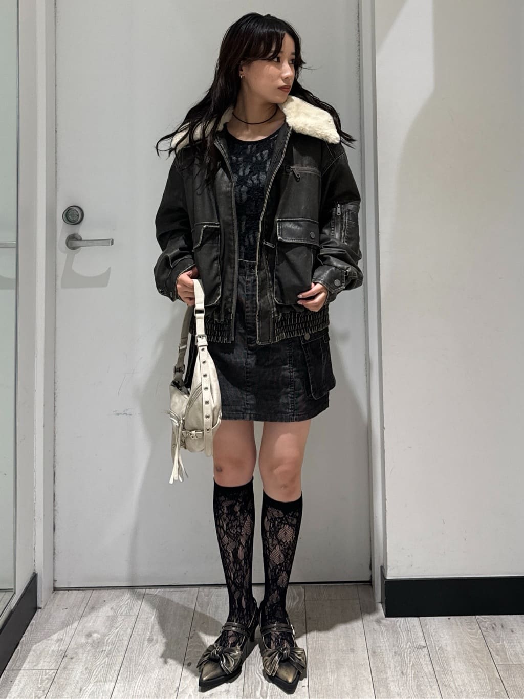 【中町 綾さん着用アイテム】VINTAGE F／LEATHER S／ブルゾン 中町 綾さん着用アイテム】 VINTAGE F/LEATHER S/ブルゾン