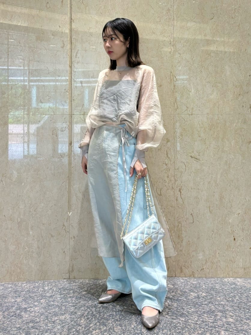 NOMINE | シアー ラップ スカート | Rakuten Fashion(楽天ファッション