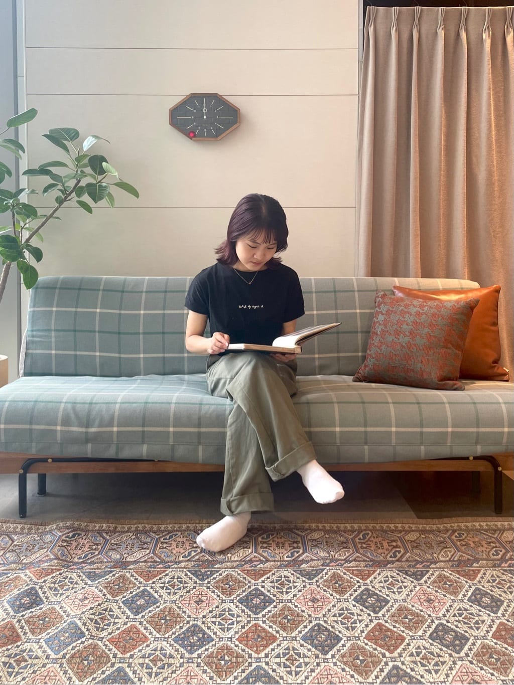 journal standard FurnitureのGLENOAKS RUG 140x200 グレンオークスラグを使ったコーディネートを紹介します。｜Rakuten Fashion(楽天ファッション／旧楽天ブランドアベニュー)4592894