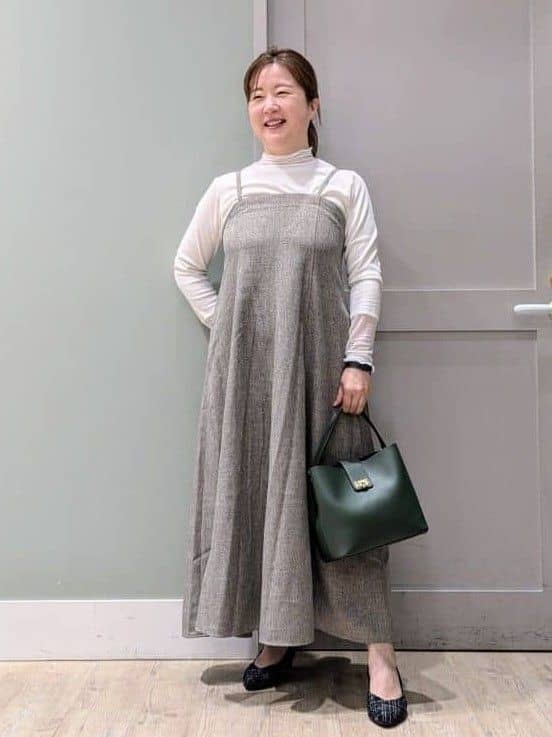 groveのシアー切替ハイネックプルオーバーを使ったコーディネートを紹介します。｜Rakuten Fashion(楽天ファッション／旧楽天ブランドアベニュー)4595669