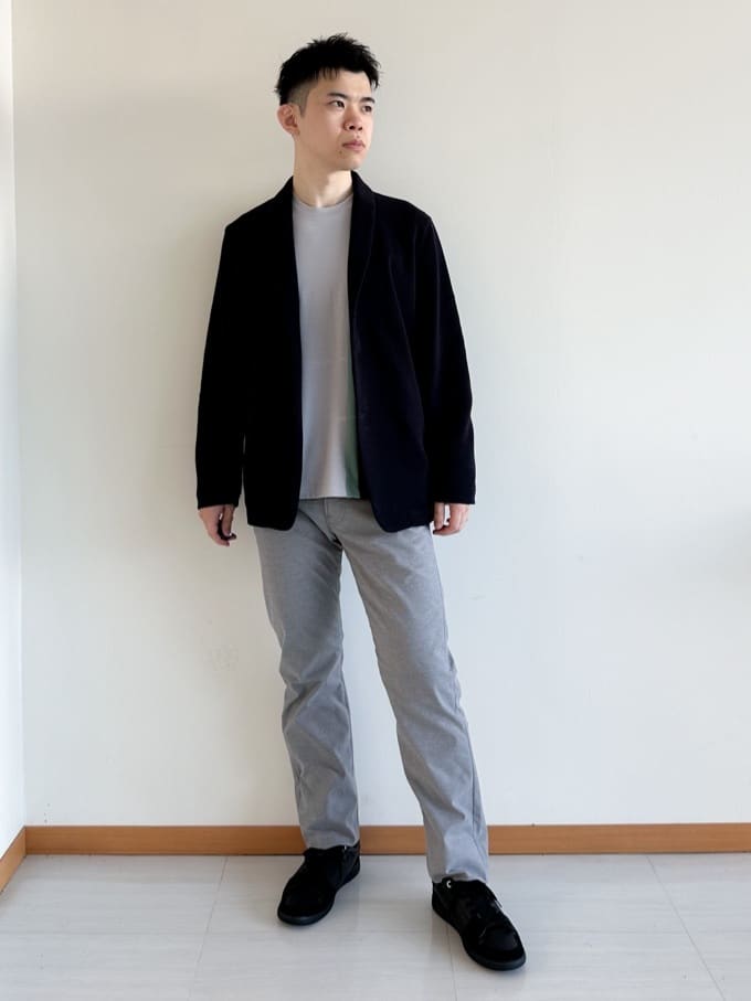 TAKEO KIKUCHIの【尾州織】ショールカラー カーディガン ジャケットを使ったコーディネートを紹介します。｜Rakuten Fashion(楽天ファッション／旧楽天ブランドアベニュー)4605128