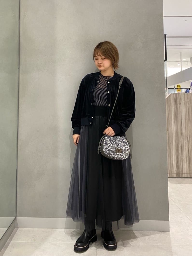 Vinのストライプシアーリブニットを使ったコーディネートを紹介します。｜Rakuten Fashion(楽天ファッション／旧楽天ブランドアベニュー)4607846