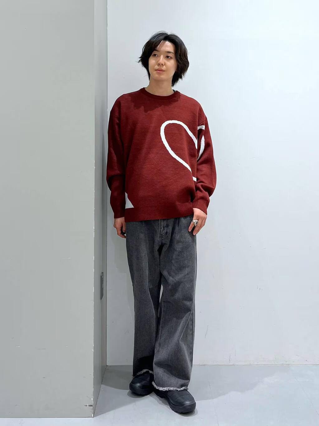 LAKOLEのラインモチーフニットプルオーバーを使ったコーディネートを紹介します。｜Rakuten Fashion(楽天ファッション／旧楽天ブランドアベニュー)4608107