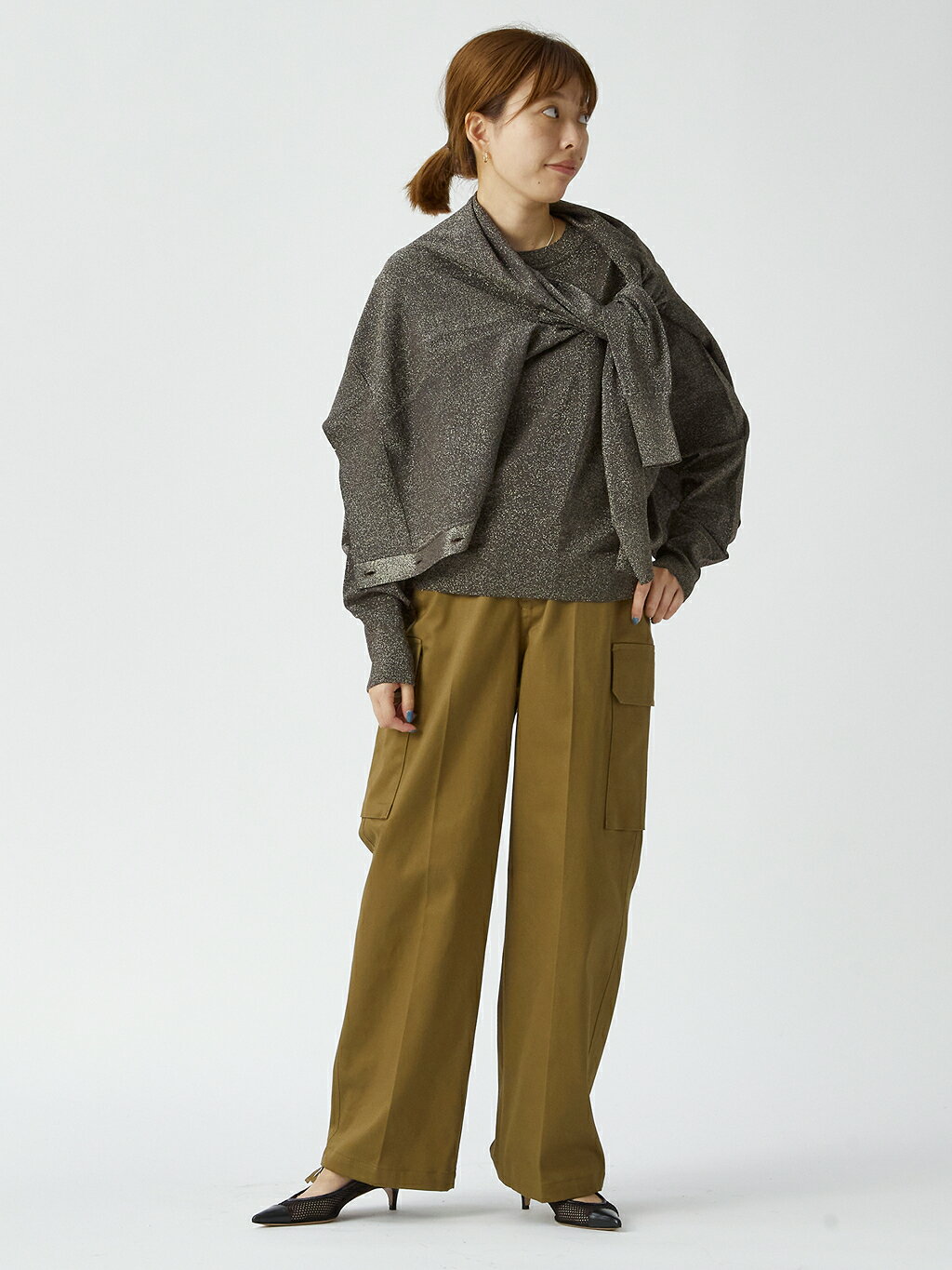 1er Arrondissementのコットンツイルカーゴパンツを使ったコーディネートを紹介します。｜Rakuten Fashion(楽天ファッション／旧楽天ブランドアベニュー)4609304