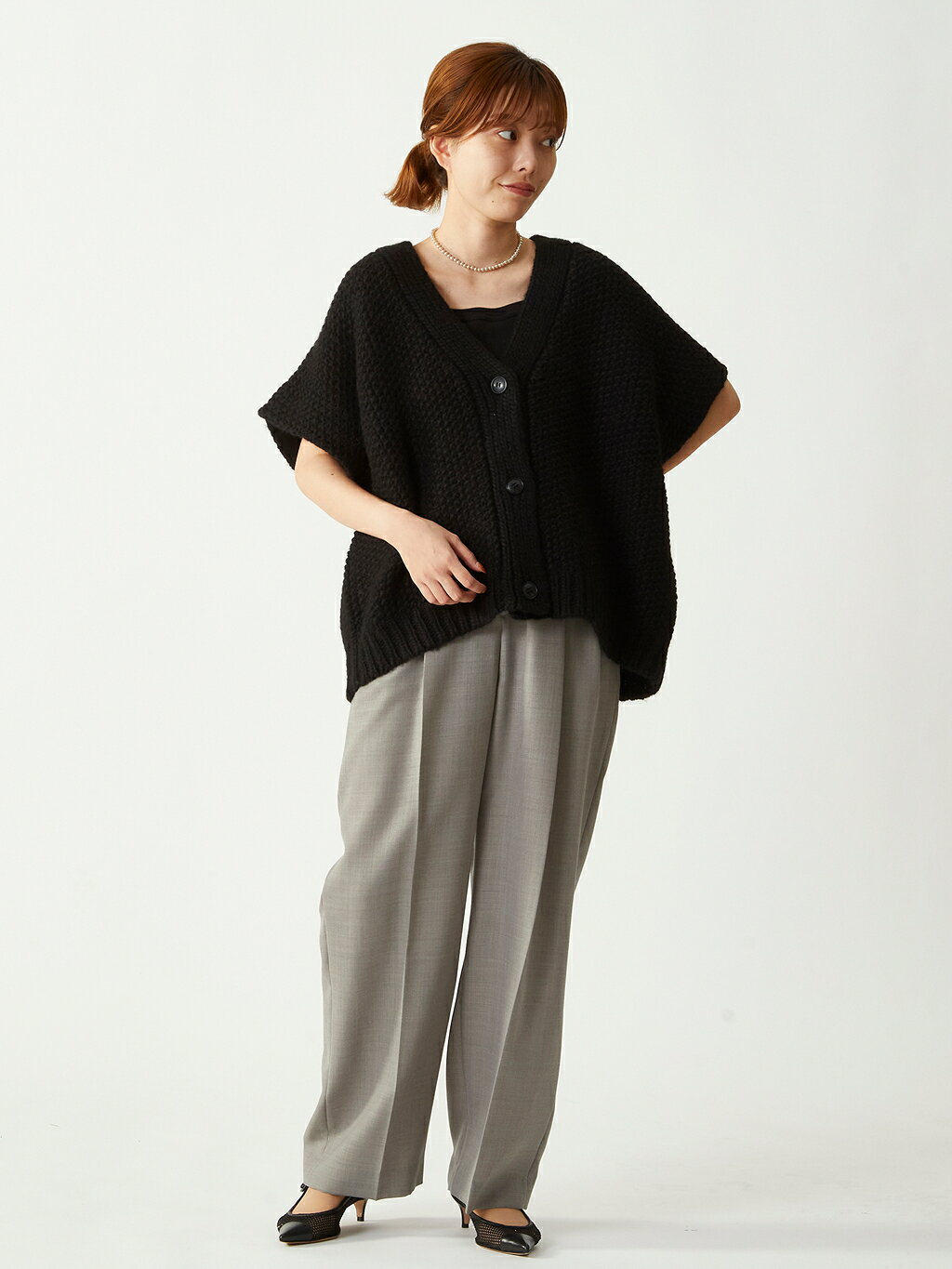 1er Arrondissementのツータックトラウザーを使ったコーディネートを紹介します。｜Rakuten Fashion(楽天ファッション／旧楽天ブランドアベニュー)4609305