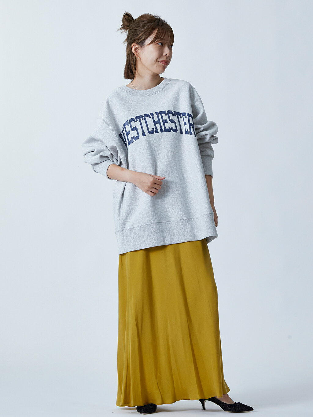 1er Arrondissementの【新色登場】キュプラフィブリルマーメイドスカートを使ったコーディネートを紹介します。｜Rakuten Fashion(楽天ファッション／旧楽天ブランドアベニュー)4615040