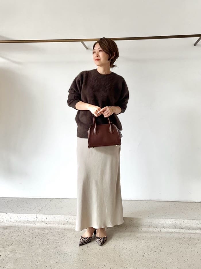 Whim GazetteのテンセルTM繊維使用ロングスカートを使った