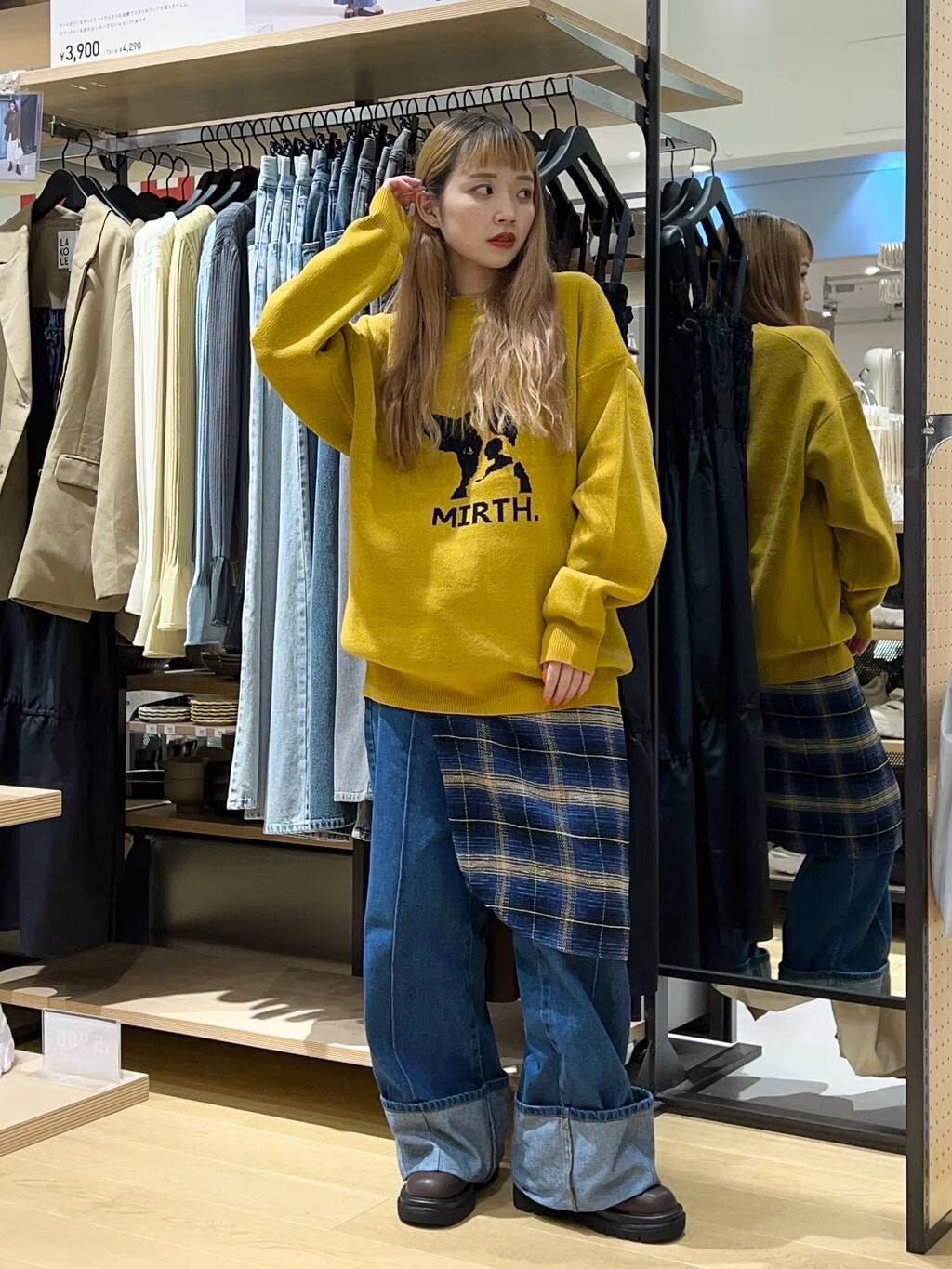 LAKOLEのアニマルロゴジャガードニットプルオーバーを使ったコーディネートを紹介します。｜Rakuten Fashion(楽天ファッション／旧楽天ブランドアベニュー)4617669