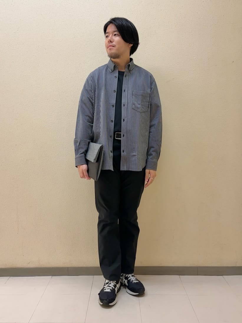 TAKEO KIKUCHIの【抗菌防臭/シーズンレス】シアサッカー ジャージシャツを使ったコーディネートを紹介します。｜Rakuten Fashion(楽天ファッション／旧楽天ブランドアベニュー)4617788