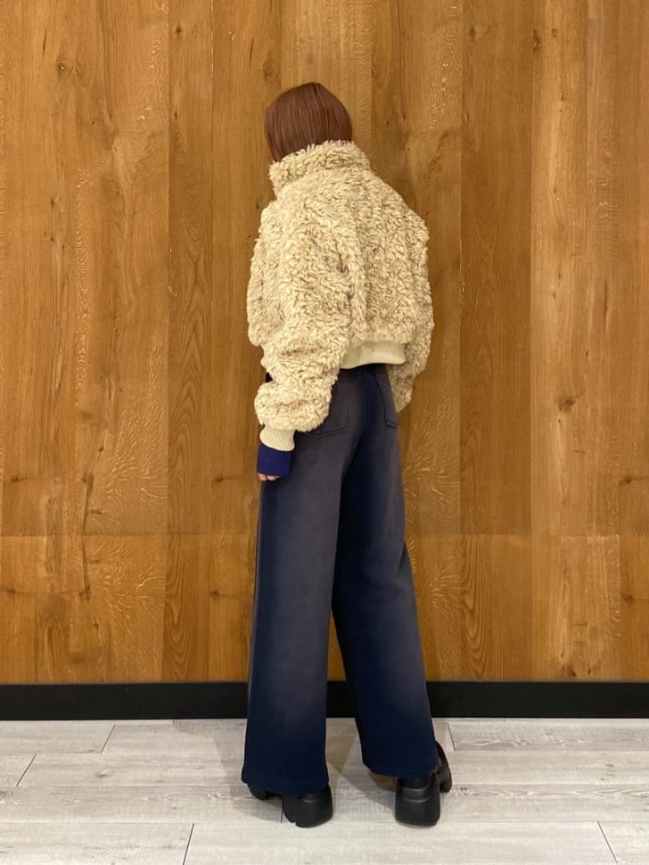 SLY CURLY BOA こもれ CROP ブルゾン F SLY CURLY BOA こもれ CROP ブルゾン F