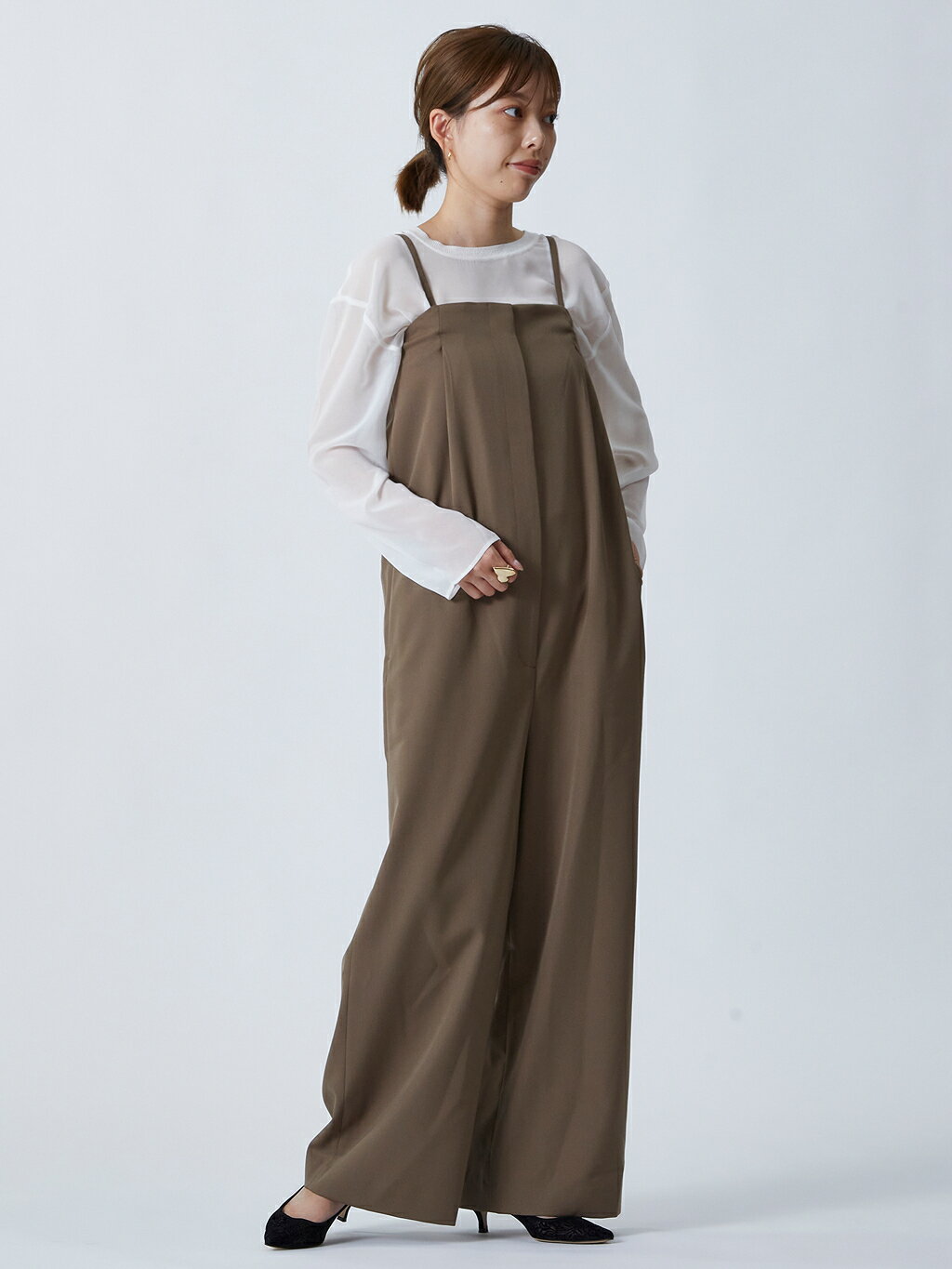 1er ArrondissementのTWドスキンベアコンビネゾンを使ったコーディネートを紹介します。｜Rakuten Fashion(楽天ファッション／旧楽天ブランドアベニュー)4621721