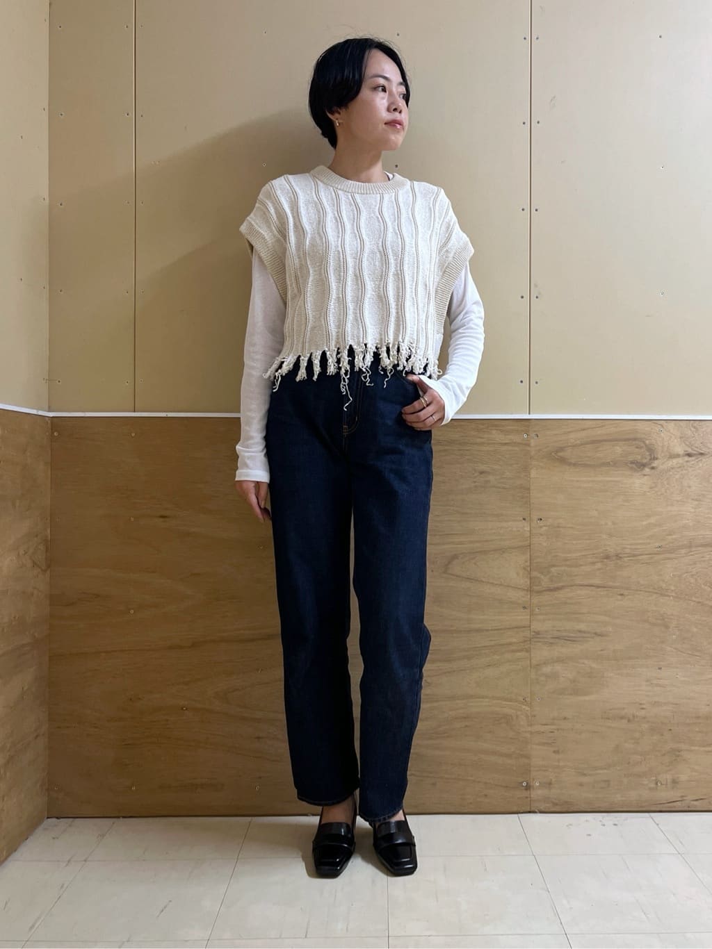 HeRIN.CYEのパテルヒールローファーを使ったコーディネートを紹介します。｜Rakuten Fashion(楽天ファッション／旧楽天ブランドアベニュー)4628385