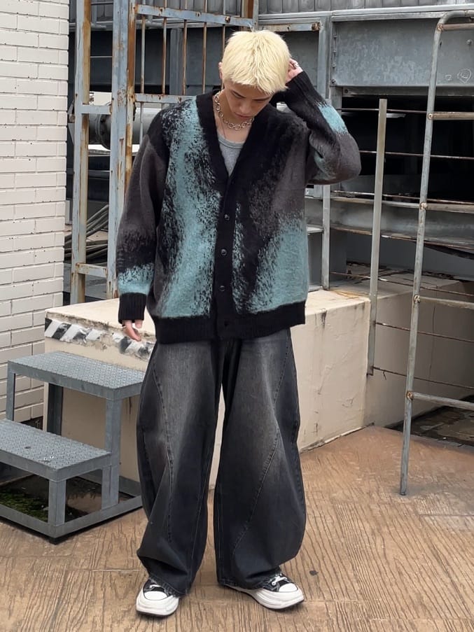 tk.TAKEO KIKUCHIの【全10色】シャギーカーディガンを使ったコーディネートを紹介します。｜Rakuten Fashion(楽天ファッション／旧楽天ブランドアベニュー)4629627