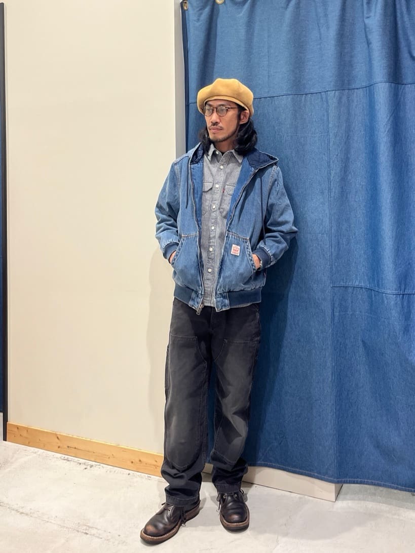 Levi's | WORKWEAR POTRERO デニム フーディー ミディアムインディゴ