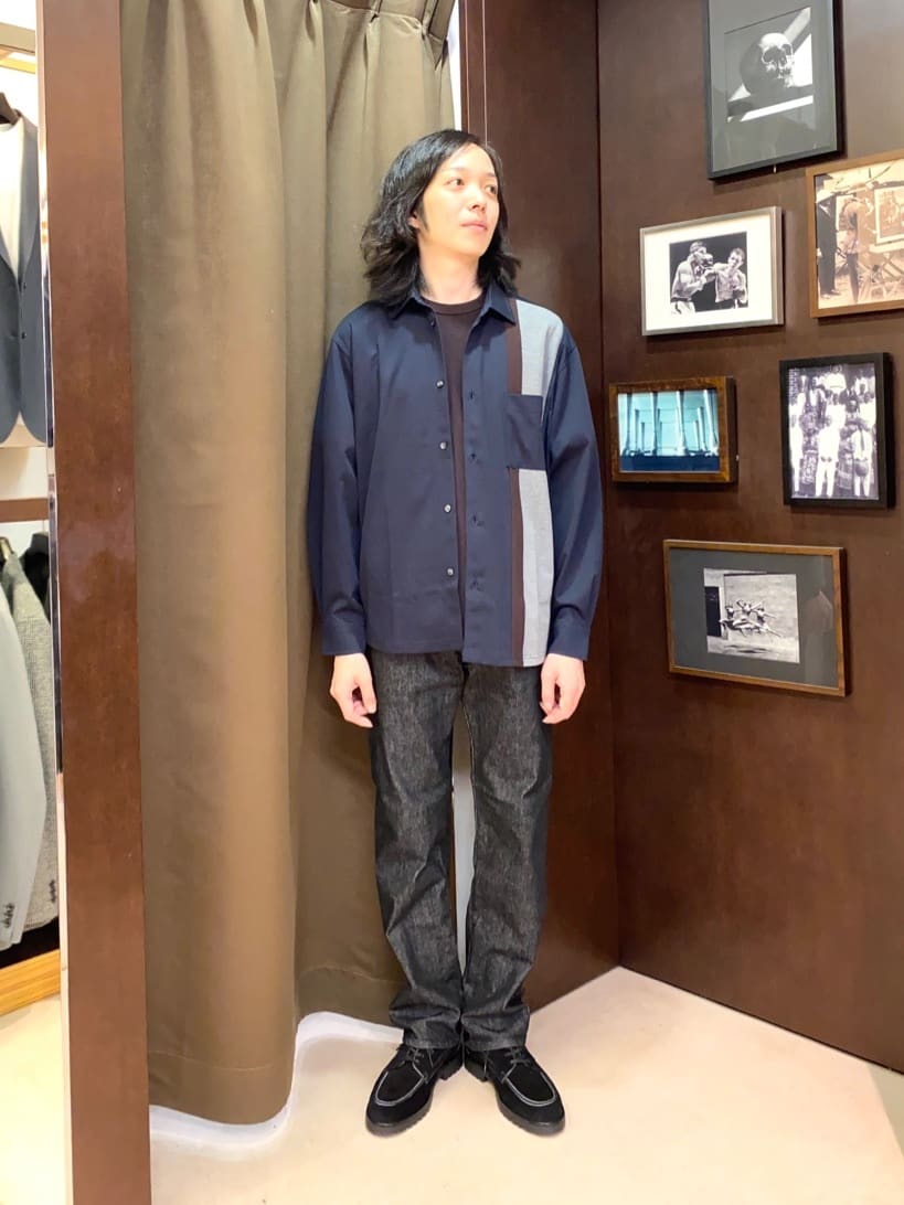 TAKEO KIKUCHIの【モンスターストレッチ】日本製 ワンウォッシュ デニムパンツを使ったコーディネートを紹介します。｜Rakuten Fashion(楽天ファッション／旧楽天ブランドアベニュー)4634326