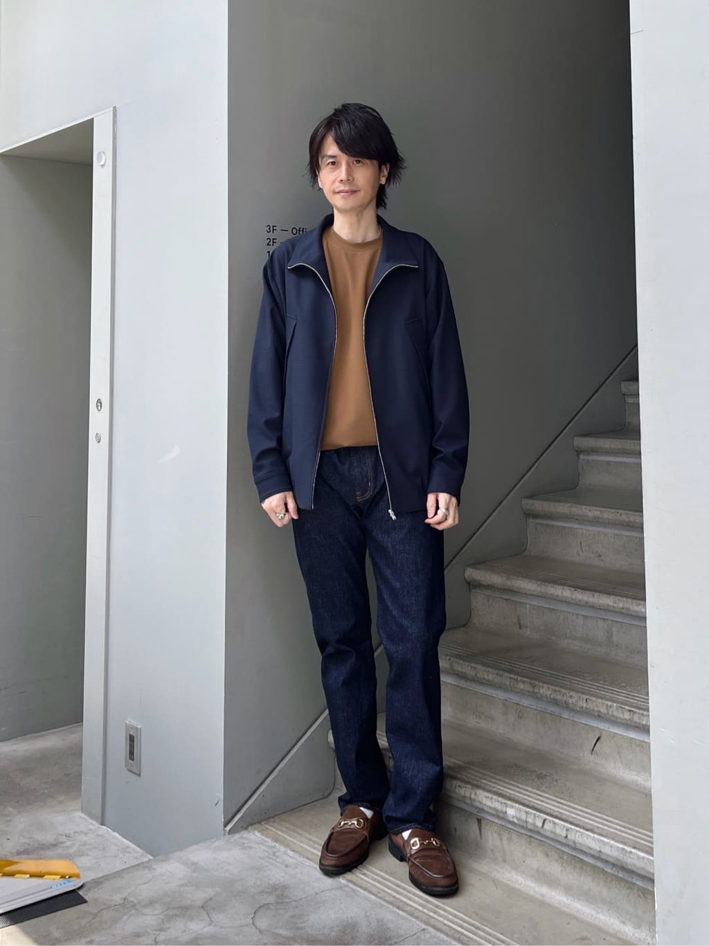 TAKEO KIKUCHIの千鳥格子 ジップアップ ブルゾンを使ったコーディネートを紹介します。｜Rakuten Fashion(楽天ファッション／旧楽天ブランドアベニュー)4637972
