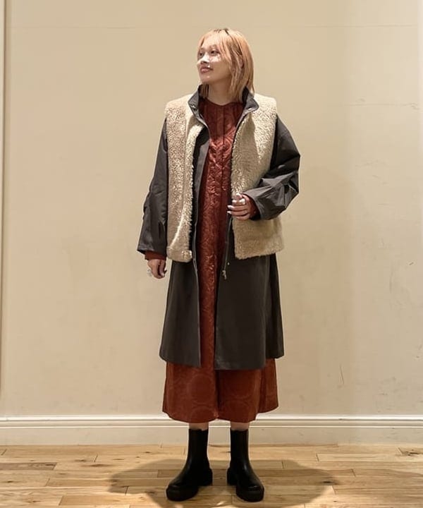 BEAMS HEARTのBEAMS HEART / 総刺繍 オーバー シャツワンピースを使ったコーディネートを紹介します。｜Rakuten Fashion(楽天ファッション／旧楽天ブランドアベニュー)4638800