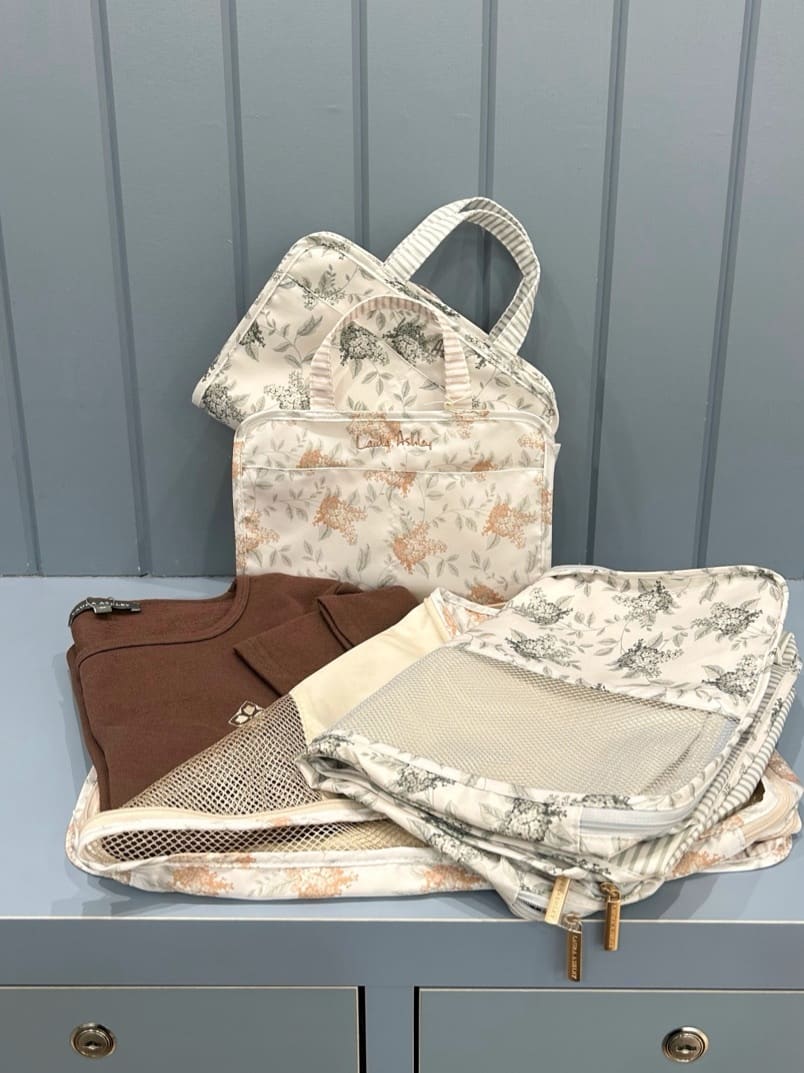 LAURA ASHLEYの【撥水加工プリント生地】ポートランド柄 トラベルポーチLLを使ったコーディネートを紹介します。｜Rakuten Fashion(楽天ファッション／旧楽天ブランドアベニュー)4640522