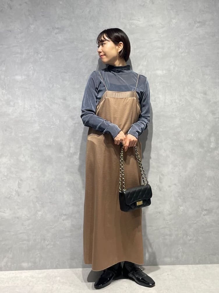 NANO universeのシアーパーツキャミワンピースを使ったコーディネートを紹介します。｜Rakuten Fashion(楽天ファッション／旧楽天ブランドアベニュー)4640653