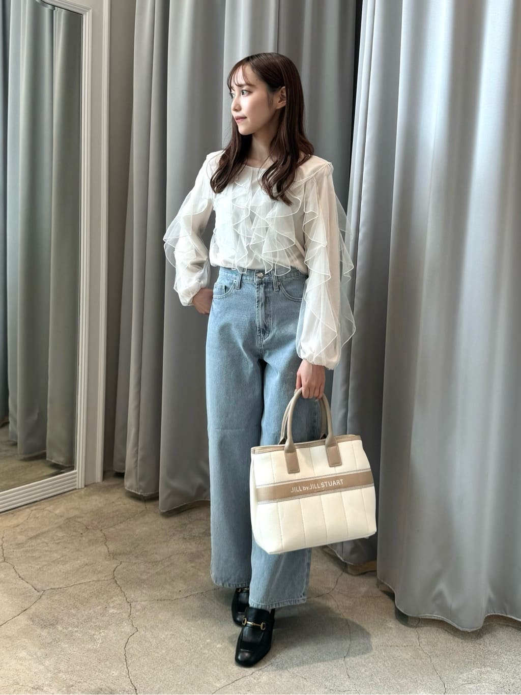 JILL by JILL STUART | ◇<ジルバイベーシック>ストレートワイドデニム
