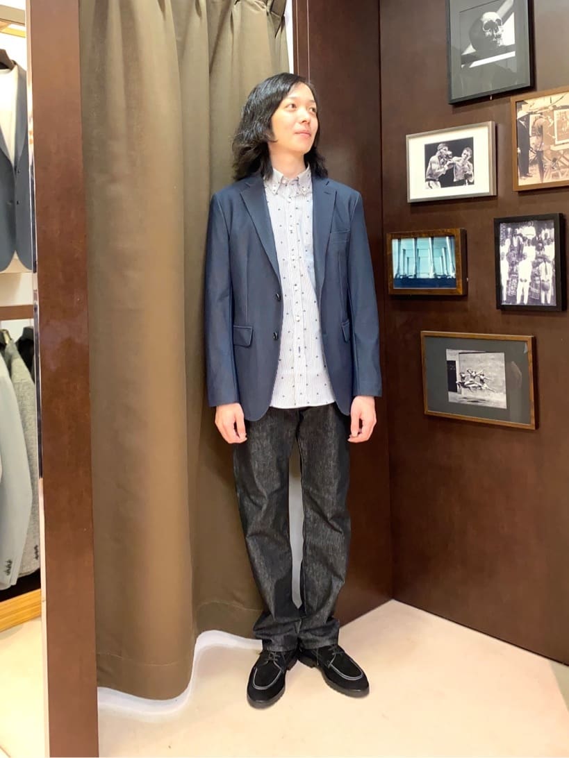 TAKEO KIKUCHIの【モンスターストレッチ】日本製 ワンウォッシュ デニムパンツを使ったコーディネートを紹介します。｜Rakuten Fashion(楽天ファッション／旧楽天ブランドアベニュー)4642987