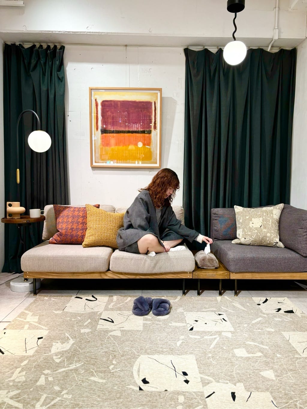 journal standard FurnitureのWAVY CEILING LAMP ウェービー シーリング ランプ  電球付属を使ったコーディネートを紹介します。｜Rakuten Fashion(楽天ファッション／旧楽天ブランドアベニュー)4646830