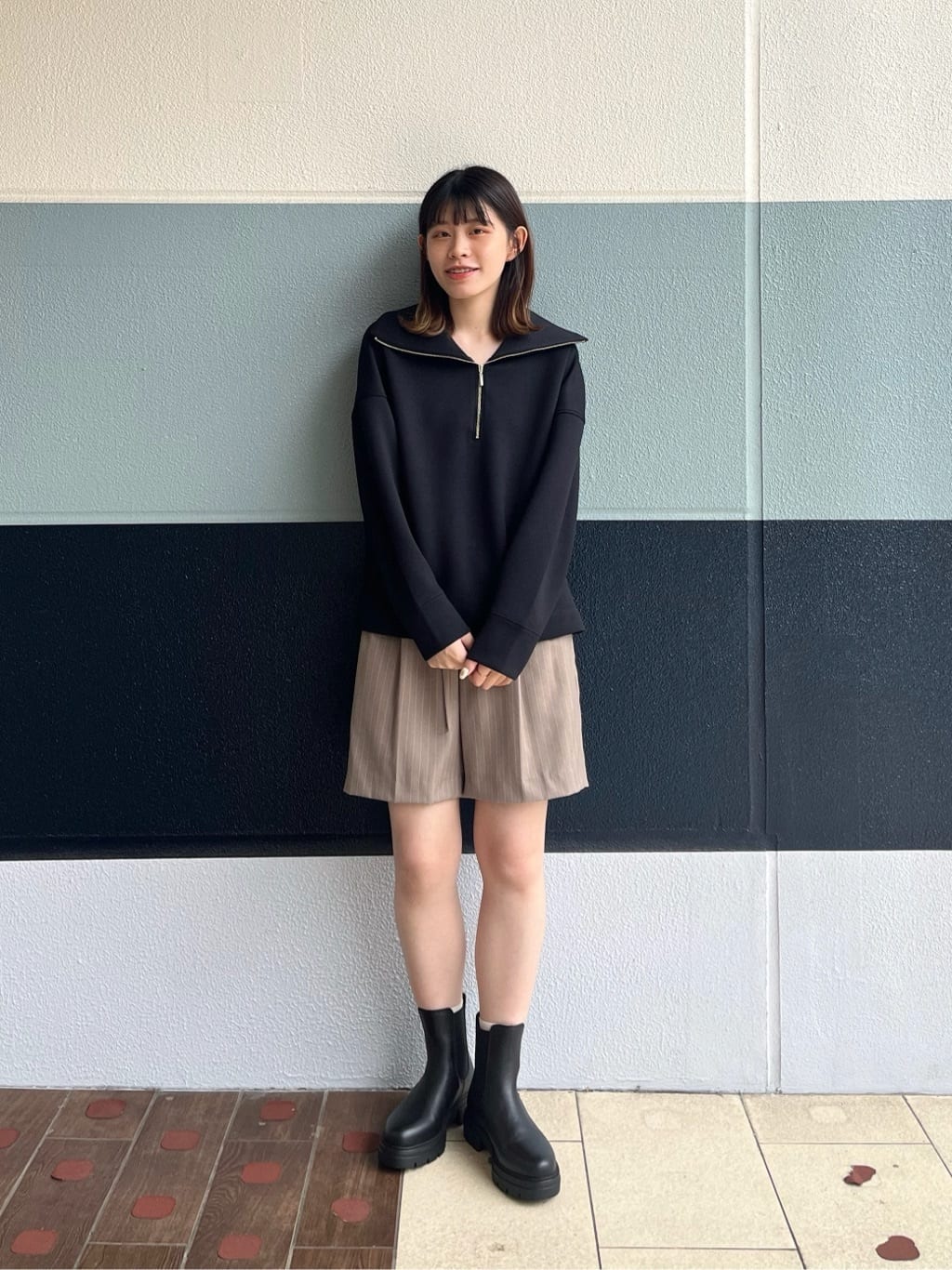 NANO universeのREMME/バックジップチェルシーブーツを使ったコーディネートを紹介します。｜Rakuten Fashion(楽天ファッション／旧楽天ブランドアベニュー)4649377