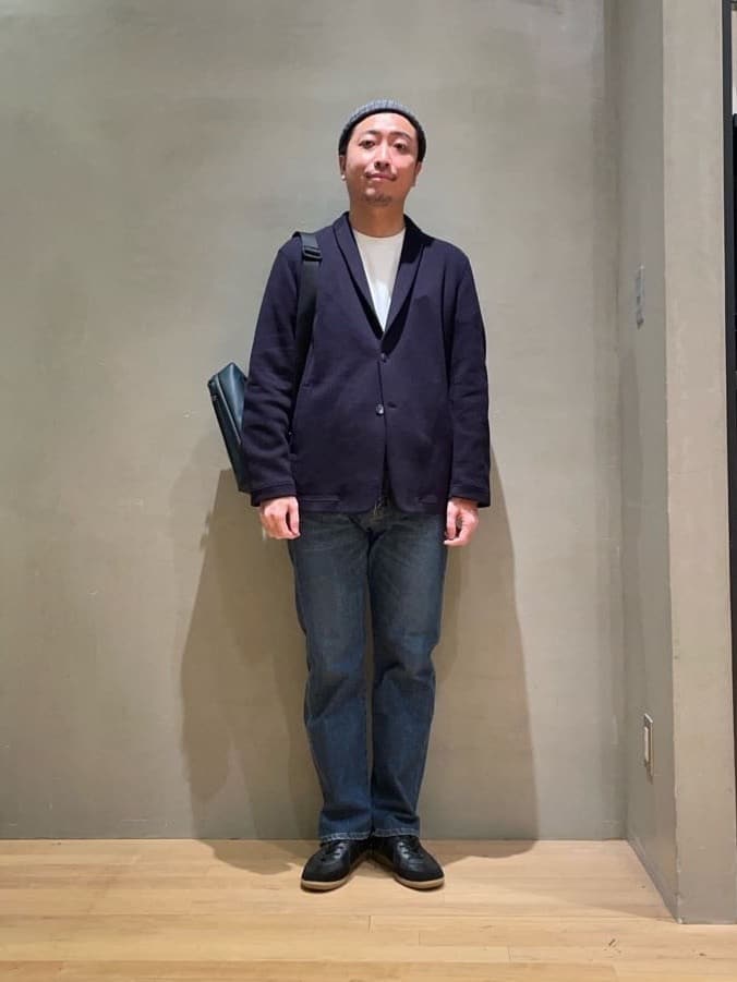 TAKEO KIKUCHIの【尾州織】ショールカラー カーディガン ジャケットを使ったコーディネートを紹介します。｜Rakuten Fashion(楽天ファッション／旧楽天ブランドアベニュー)4649901