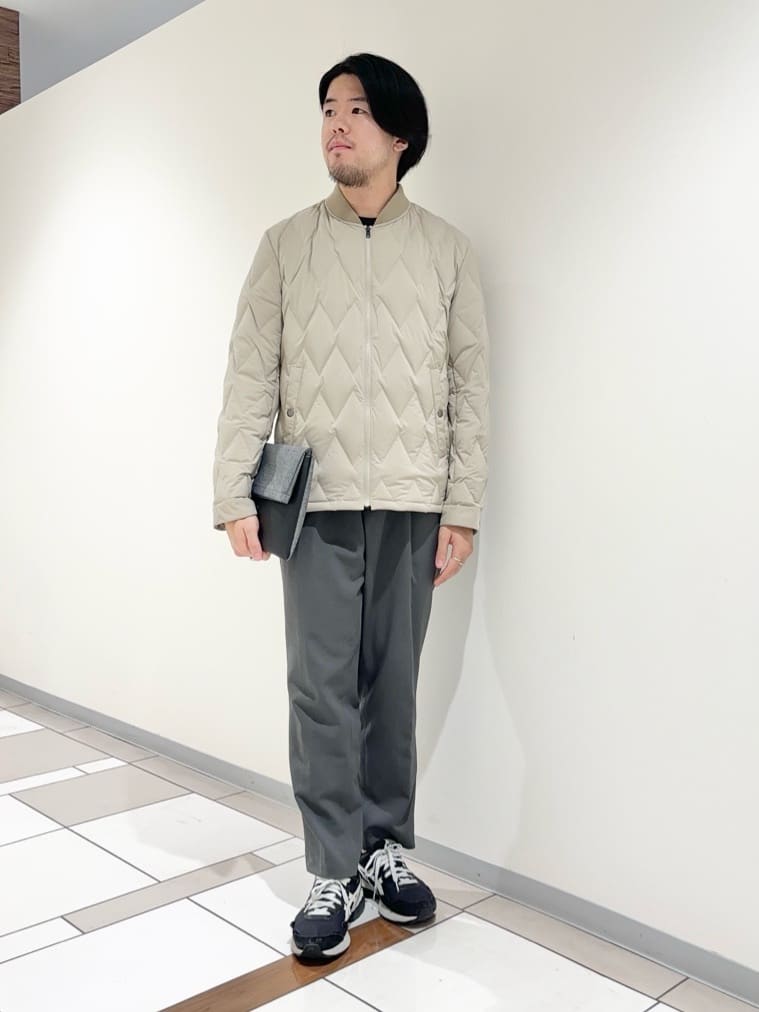 TAKEO KIKUCHIの【軽量アウター】エレクティブ キルト ブルゾンを使ったコーディネートを紹介します。｜Rakuten Fashion(楽天ファッション／旧楽天ブランドアベニュー)4652658