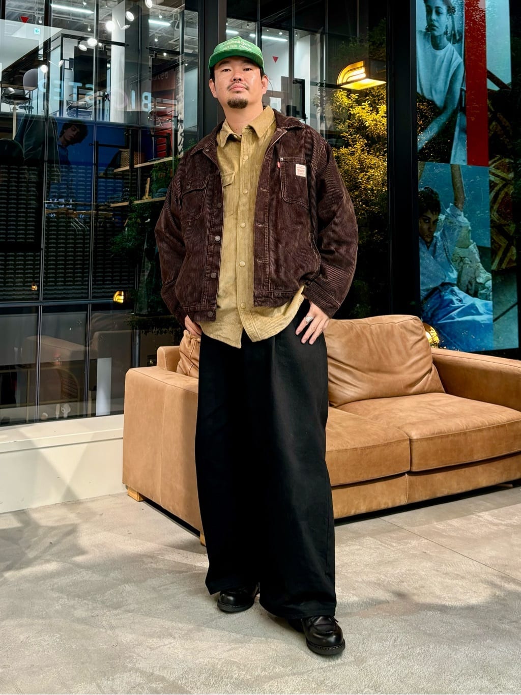 WORKWEAR SUNRISE トラッカージャケット ブラウン BLACK COFFEE