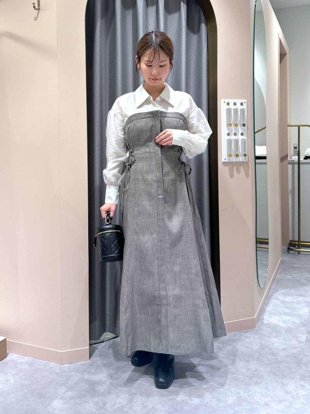 mysty womanの【上西星来さん着用アイテム】ニットストームショートブーツを使ったコーディネートを紹介します。｜Rakuten Fashion(楽天ファッション／旧楽天ブランドアベニュー)4656709